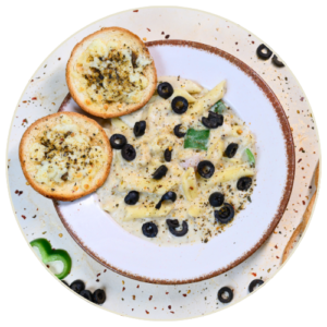 Veg Alfredo White Sauce Penne Pasta