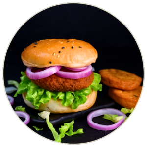 Cheesy Chicken Burger